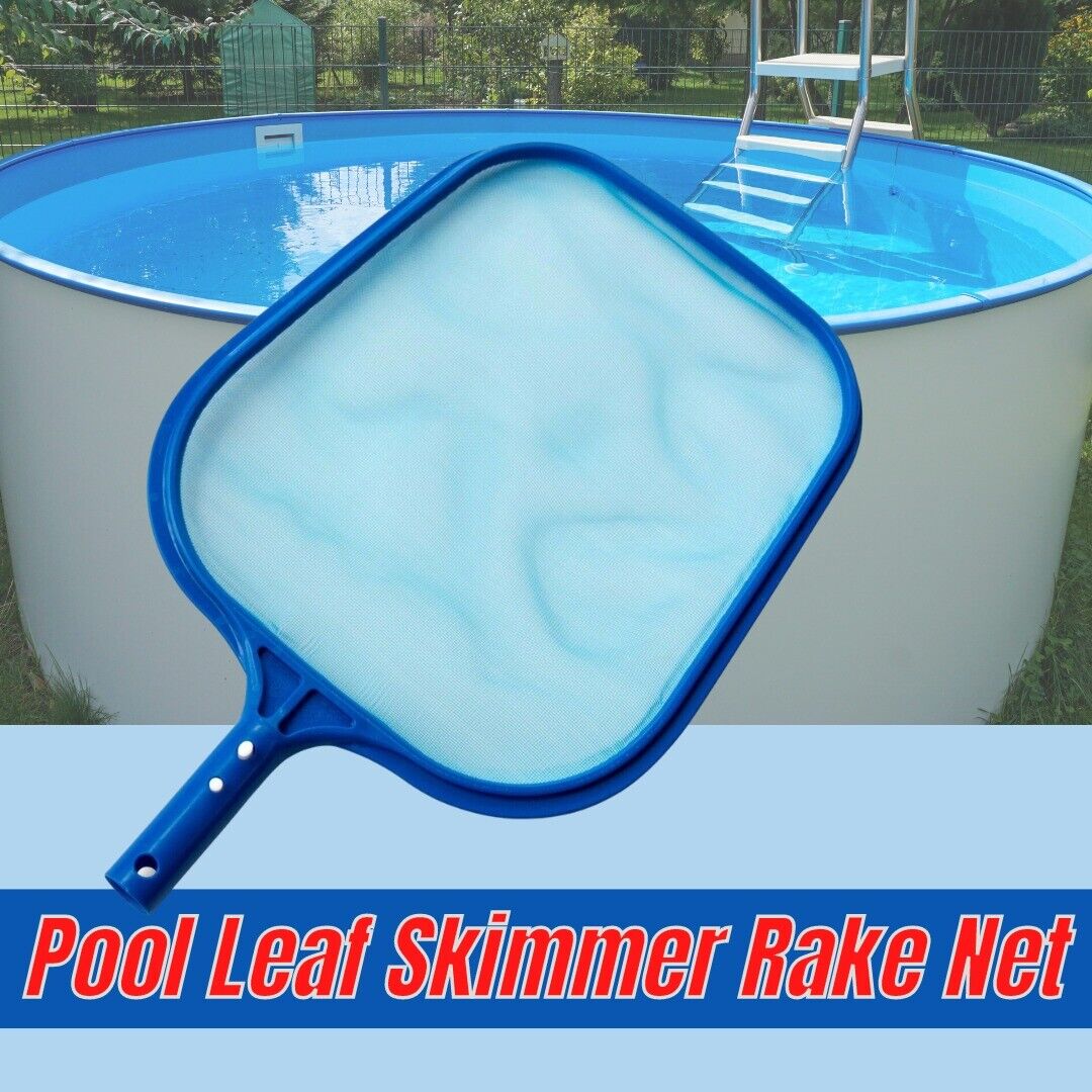 Leaf skimmer rake net pool spa cleaner ideal for removing leaves and debris in in-ground pool spa and inflatable above ground pools by KTATMARKETING. Product description: scoops out leaves, debris, pollen from pool, spa, fountain, pond, hot tub. Convenien