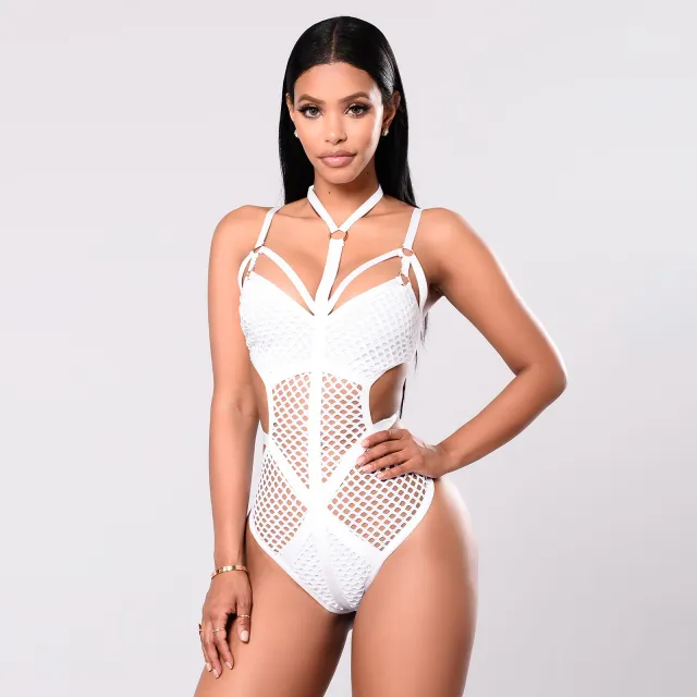 Beach Lady Swimsuit Swimwear White - Shop at LoveMi