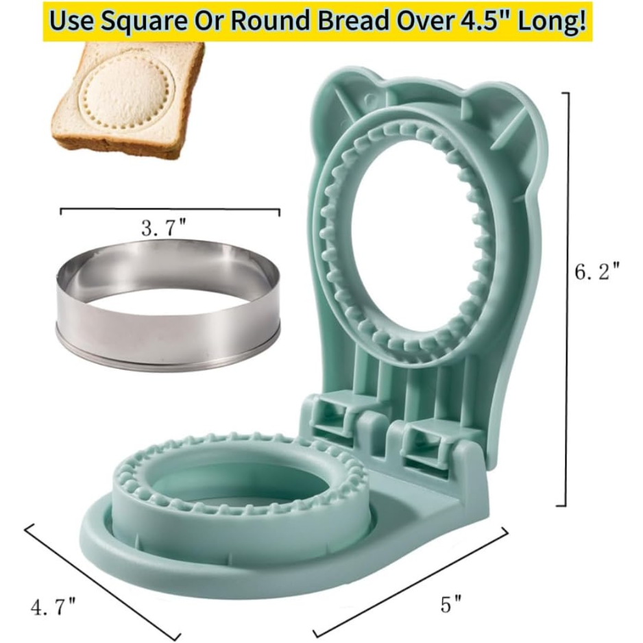 3.7 Uncrustable Sandwich Maker, Circle Cutter & Sealer For Kids 3