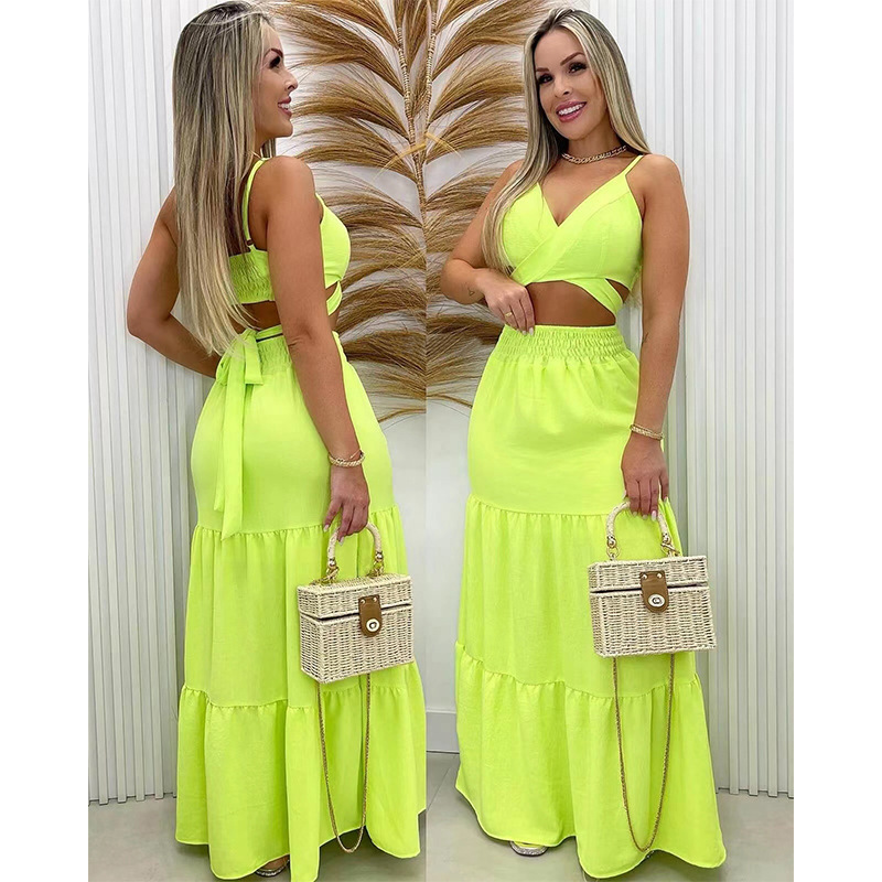 Title 8, Strap Casual Suit Long Skirt Summer. Enjoy a co...