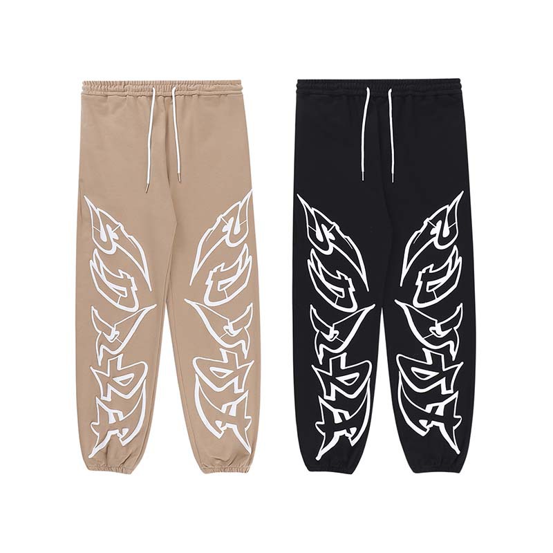Men's Fashion Retro Creative Foam Printed Casual Pants