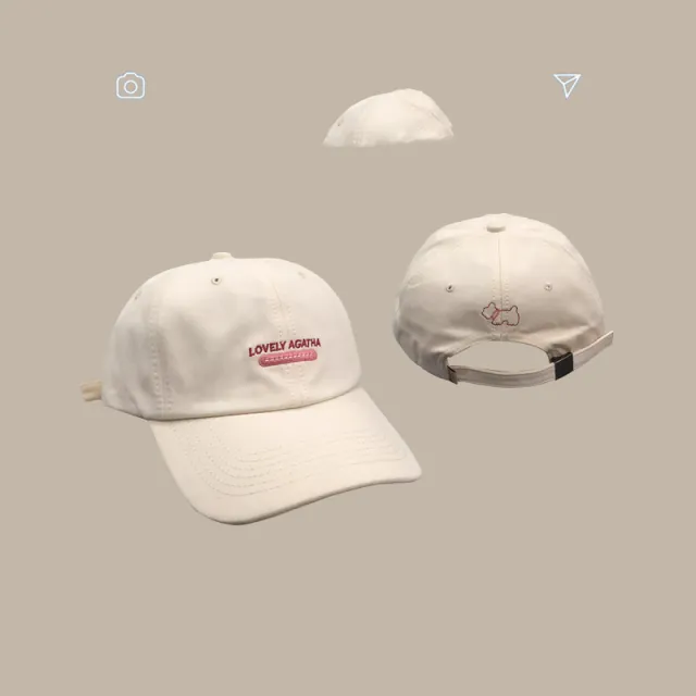 Fashion All Match Letter Baseball Cap Cap White - Shop at LoveMi