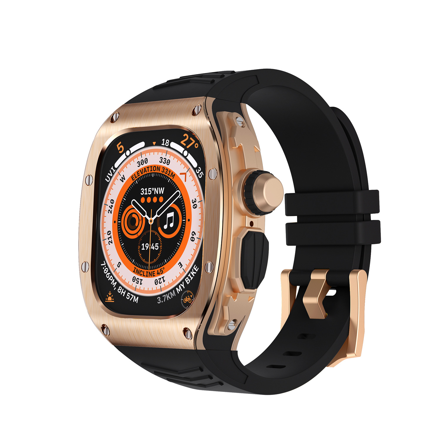 22Rose gold black