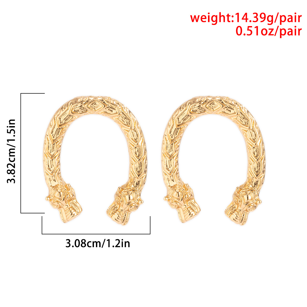 European And American Cross-border Jewelry Retro Palace Wind Dragon Shape