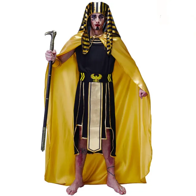 Men's Egyptian Stage Wear Pharaoh King Makeup Cc788 - Shop at LoveMi