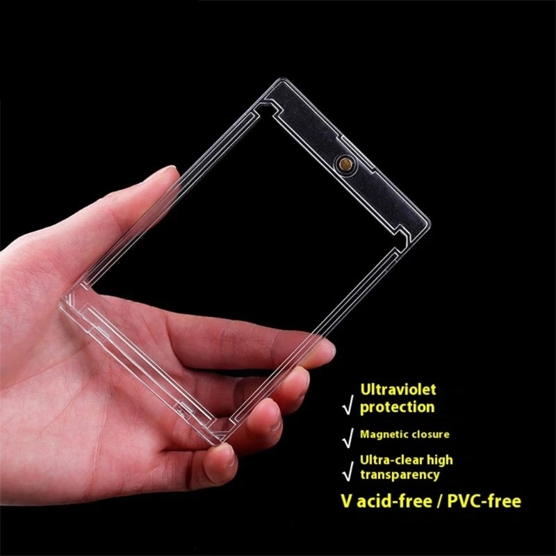 10 Pack V35pt One Touch Magnetic Trading Card Holder Case Mag — image 2