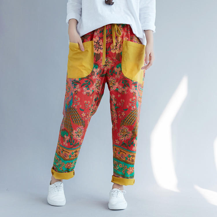 Make Old Color Matching Rope Slacks By Washing Yellow - Shop at LoveMi