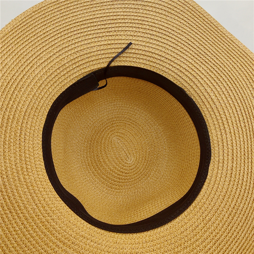 Niche Big Brim Straw Hat Femininity Fringe
