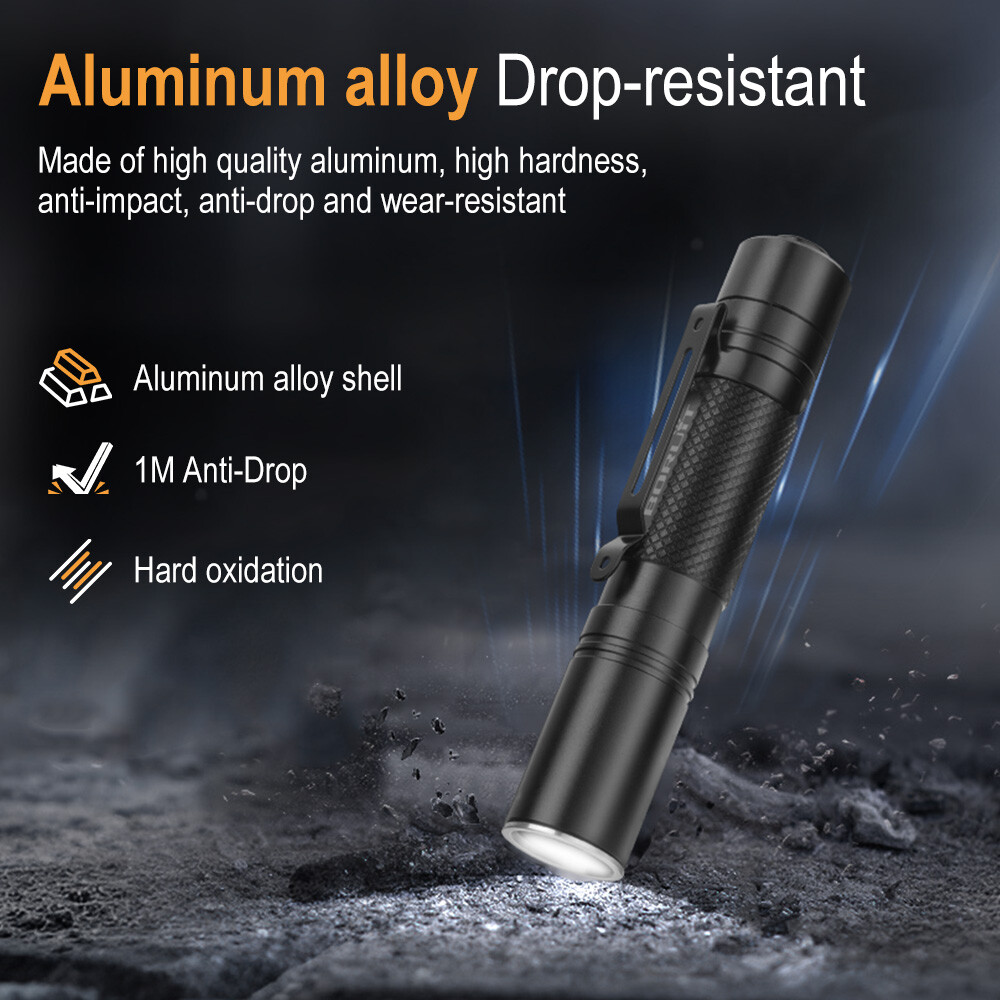 LED Waterproof Torch Flashlight Light Portable Lamp Handy Flashlights Outdoor — image 11