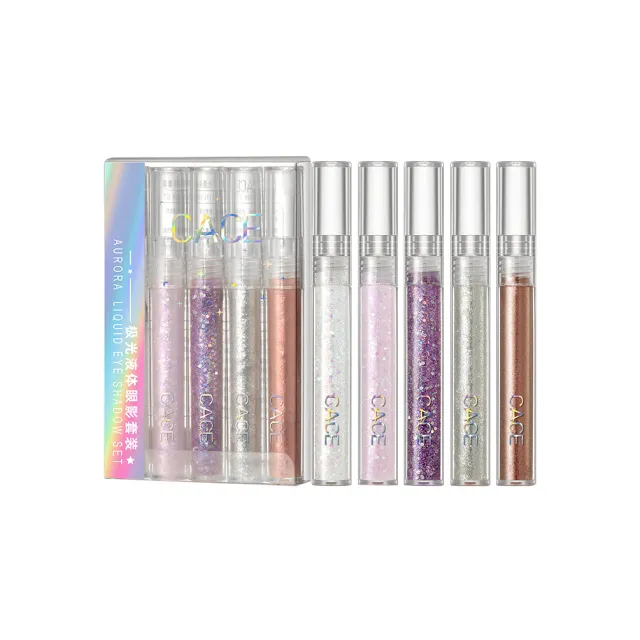 Pearl Glitter Set Lazy Sequin Liquid Eyeshadow 5Pcs Set - Shop at LoveMi
