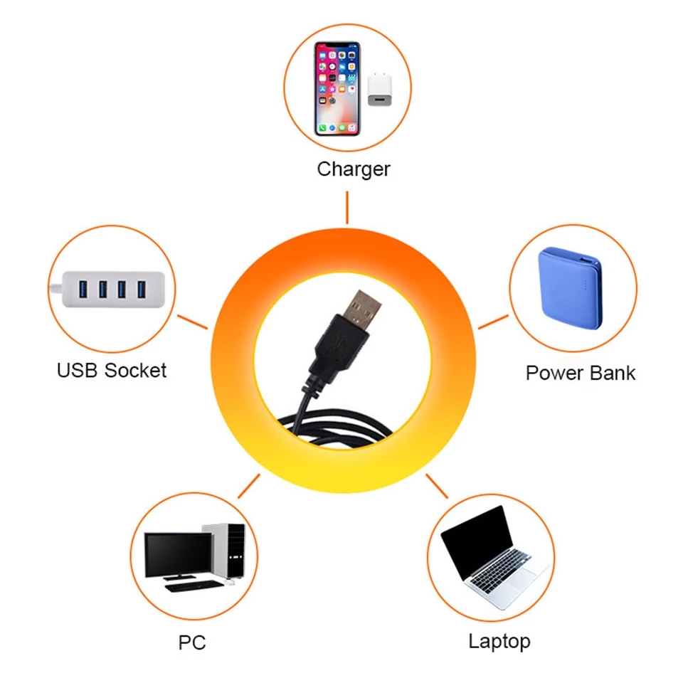 Title 5, USB Sunset Light Mobile Phone Self Photography ...