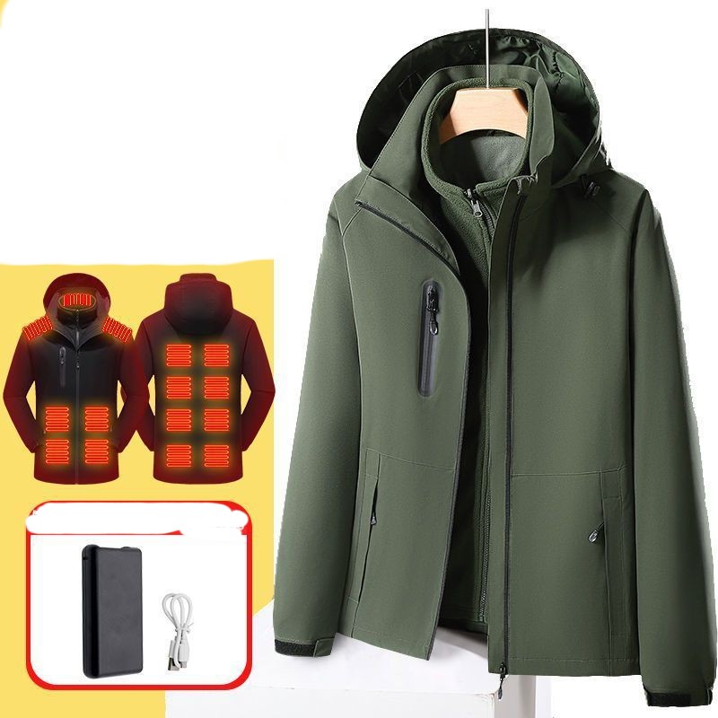 Title 10, Smart Electric Heating Shell Jacket Three-in-one