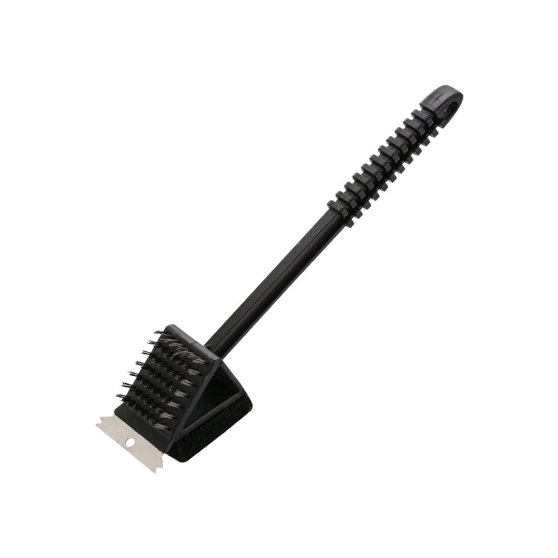 Title 5, Plastic Long-handled Copper Wire Barbecue Brush...