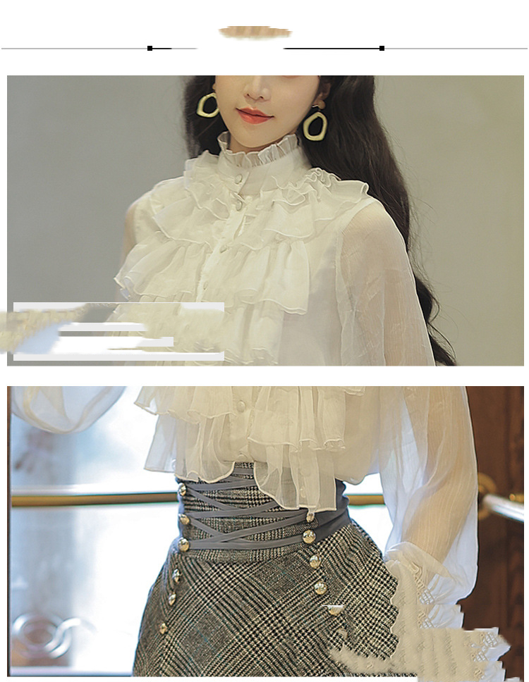 Retro Temperament Woolen Skirt Autumn Two-piece Set