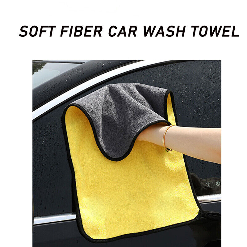 12PCS Car Cleaning Towels Drying Wash Cloth Microfibre Super Absorbent Polishing — image 7