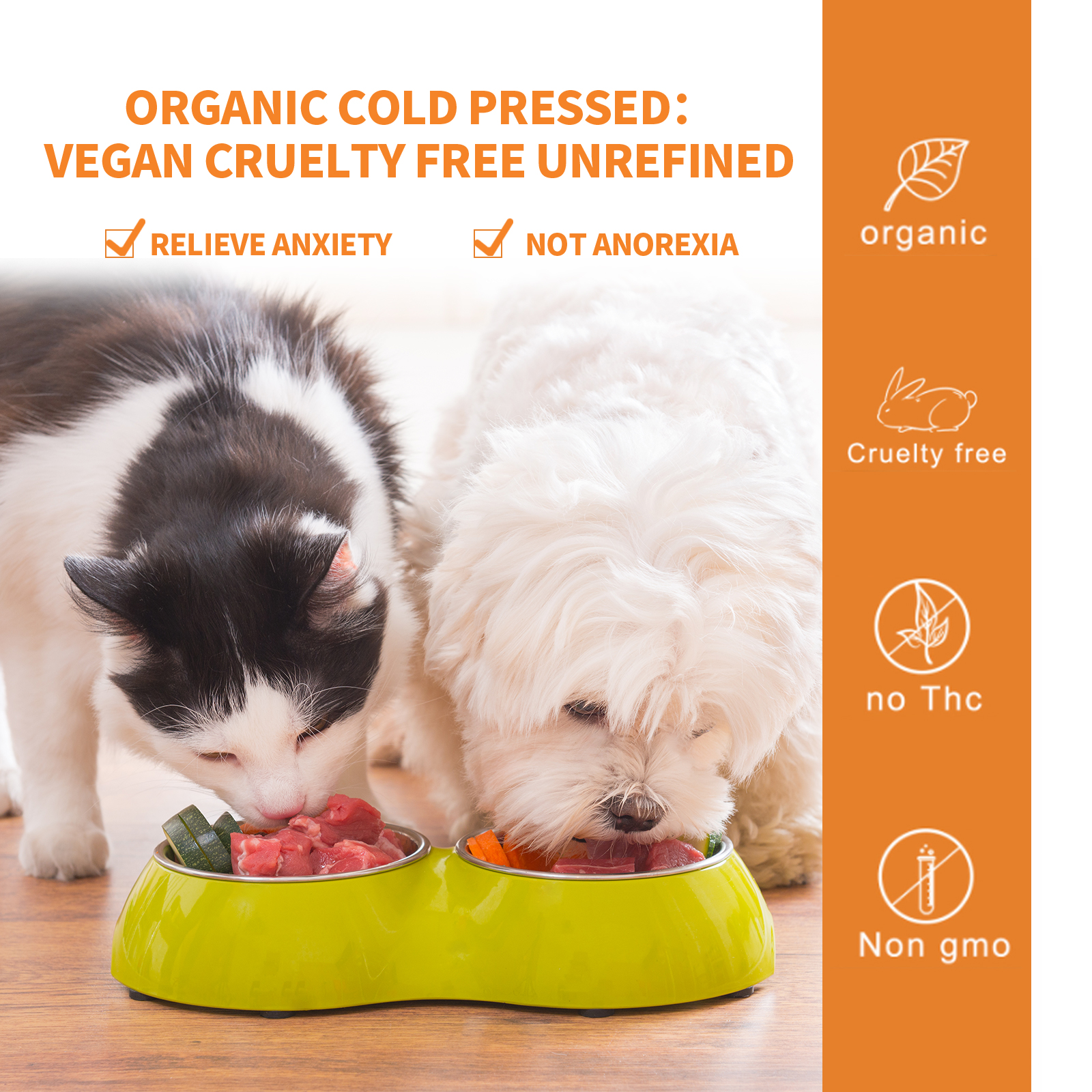 Pet Calming Hemp Oil For Dogs & Cats, Natural Anxiety Relief Supplement, Improve Appetite & Support Pet Health, 30ml — foto 8