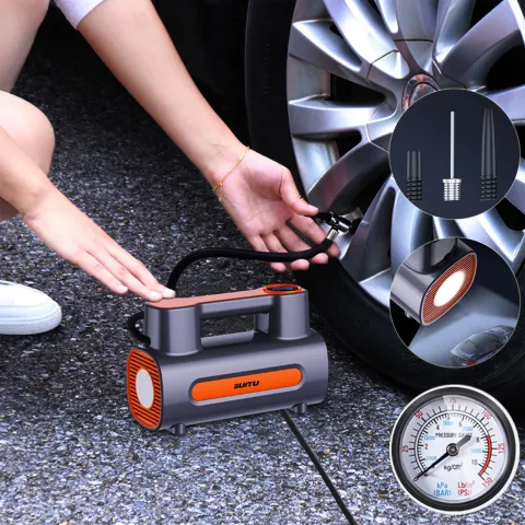 Tire Inflator 12V DC Portable Compressor Electric DC Auto