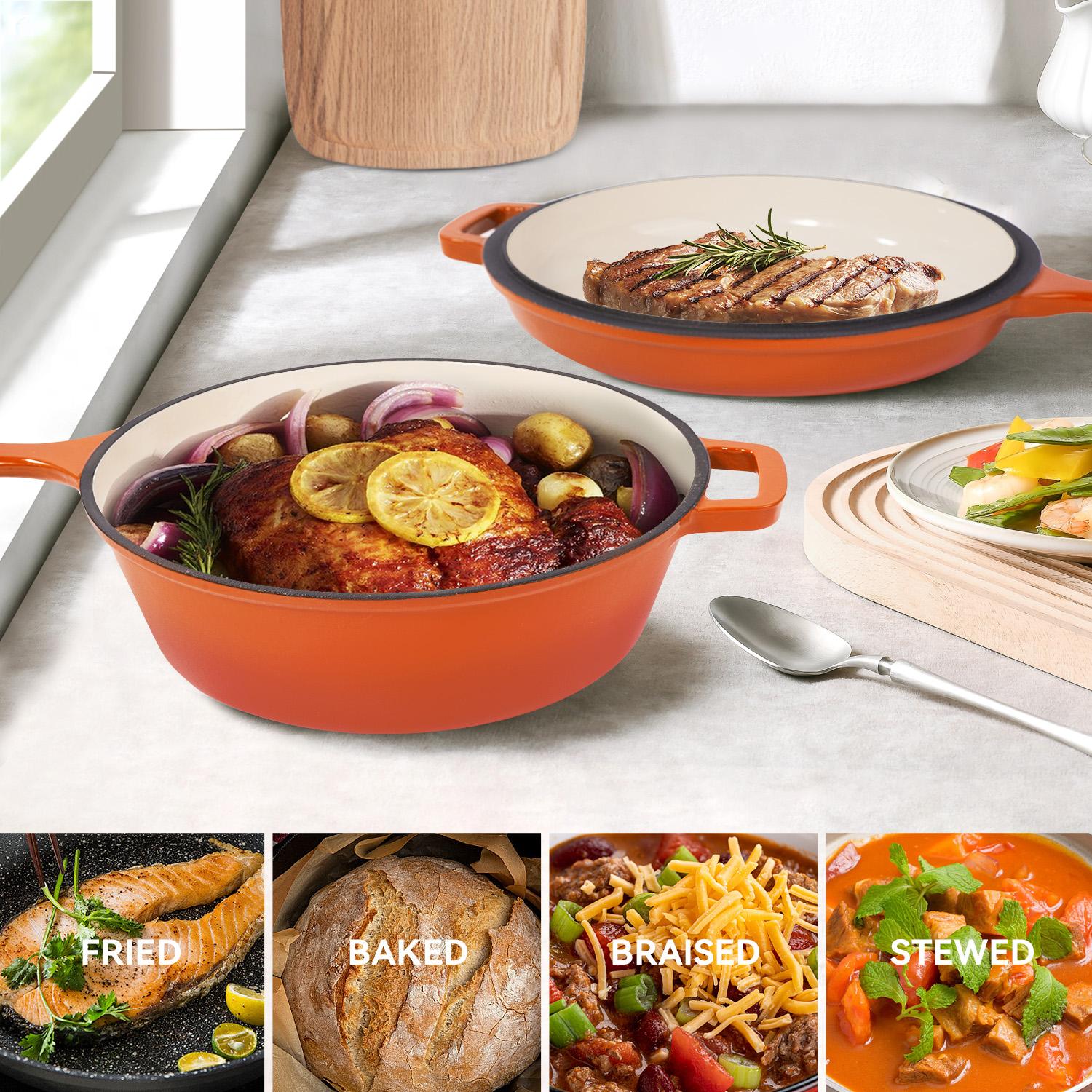 A Cast-iron Soup Pot With A Lid Safe, Reliable, And Designed To Preserve Nutrients When Stewing Bones Or Making Soup. — foto 8