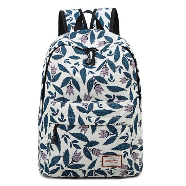 Fashion Printed Backpack Female Student Rose - Shop at LoveMi