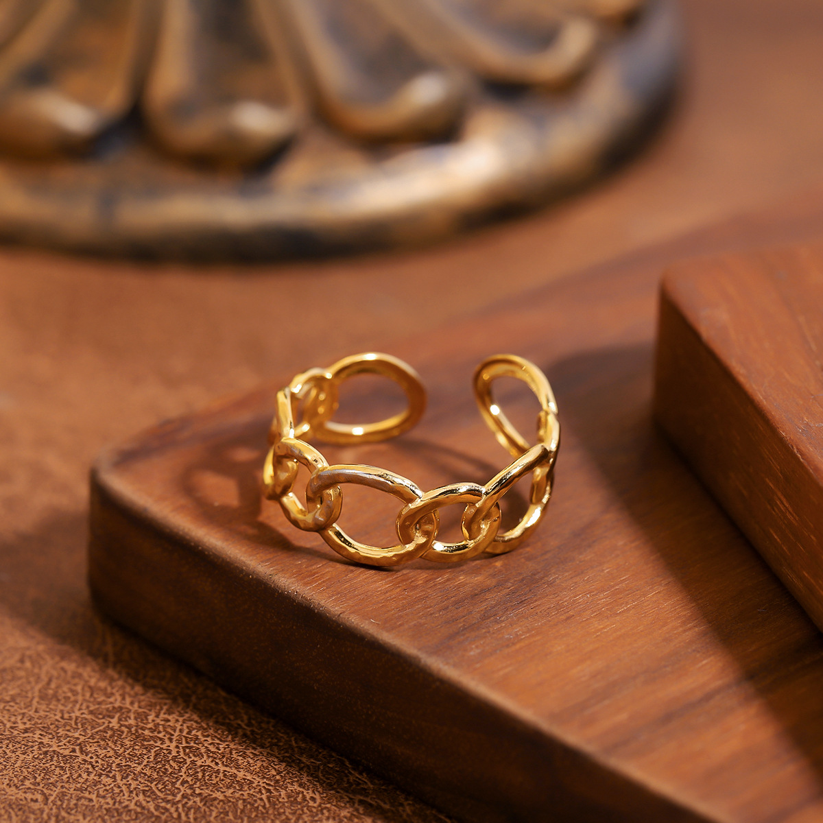 Trendy Ocean Style Ring For Women, Personality Vacation Style, Seahorse Fashion Stainless... thumbnail 6