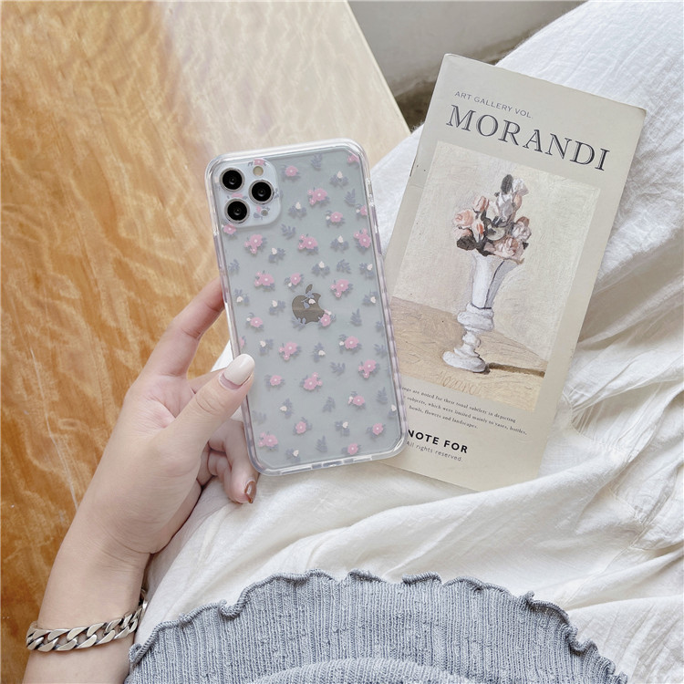 Title 1, Small Floral Love Right-angle Side Phone Case