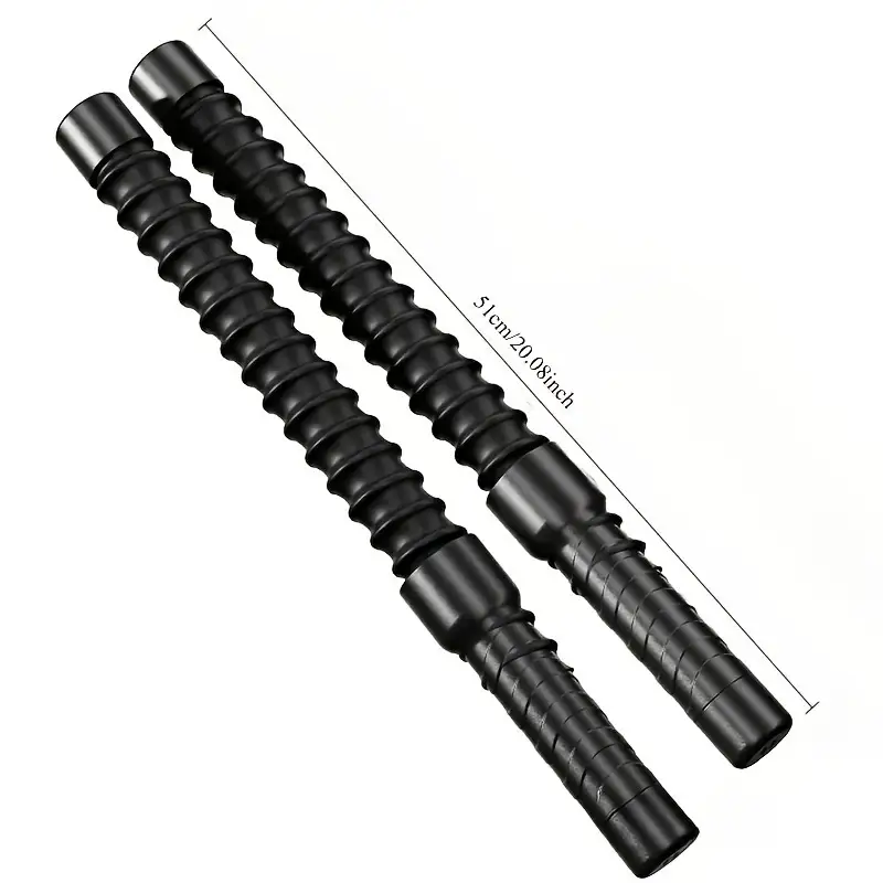 2pcs Stainless Steel Wireless Combat Training Stick - A Universal Strength And Muscle Exercise Fitness Tool With Strong Rebound Inertia, Suitable For Home Fitne