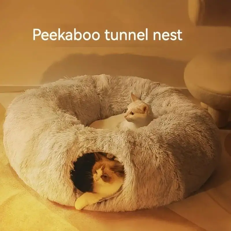 Cats Bed Christmas Beds Plush Cushions Warm