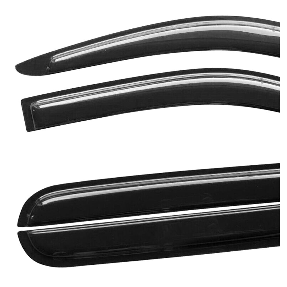 Fits 04-12 Chevy Colorado GMC Canyon Crew Cab Window Visors Acrylic 4 Pc Set