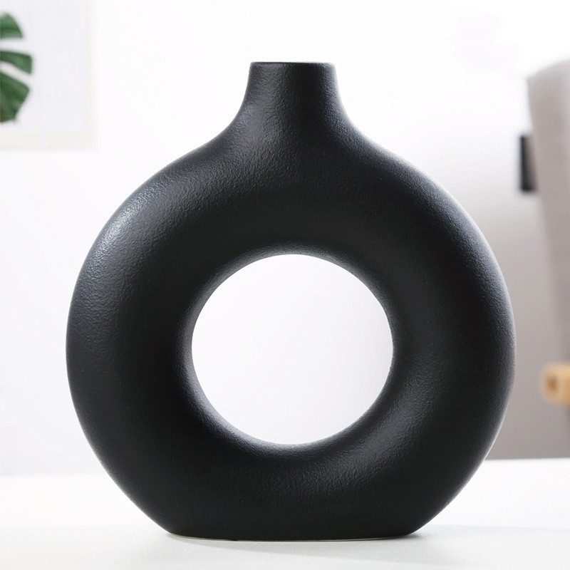 Vaso per biscotti nuovo stile dispositivo per disporre fiori particelle smerigliate - Foto 11 di 11