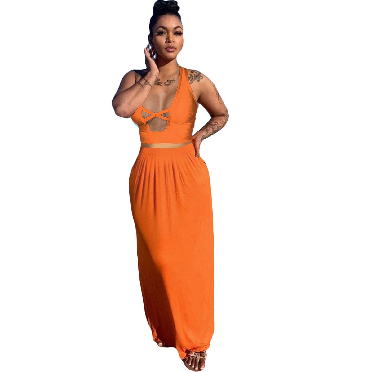 Beautiful Women's Loose Sexy Two-piece Suit