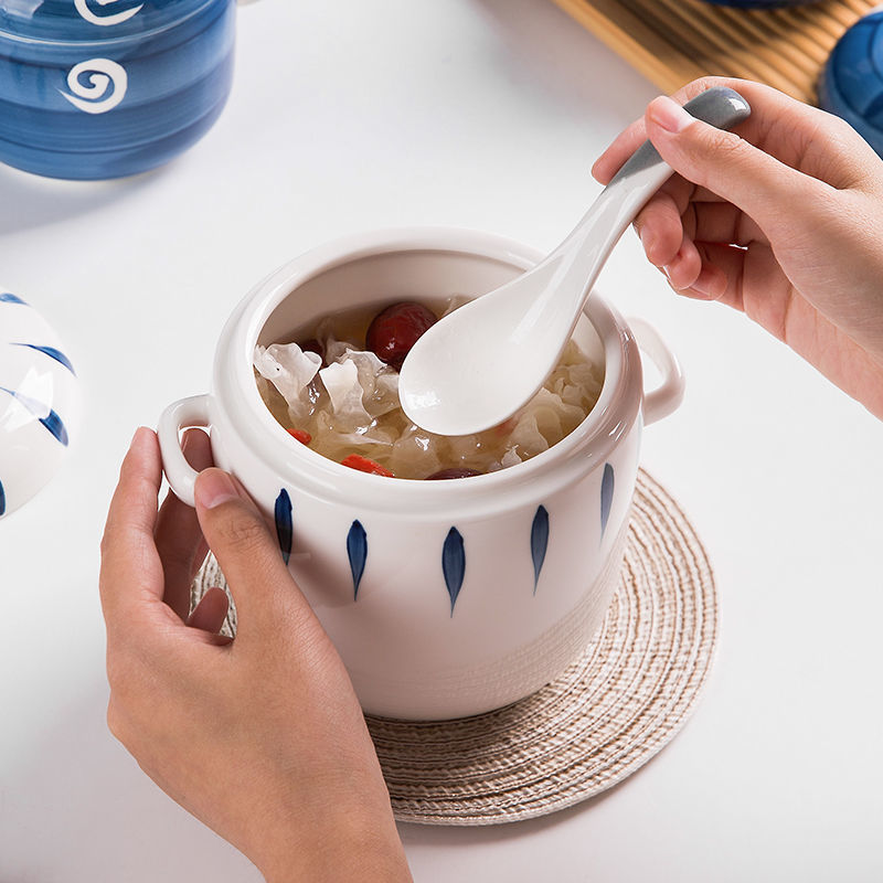 Title 5, Japanese Style Hotel Ceramic Stew Pot With Lid