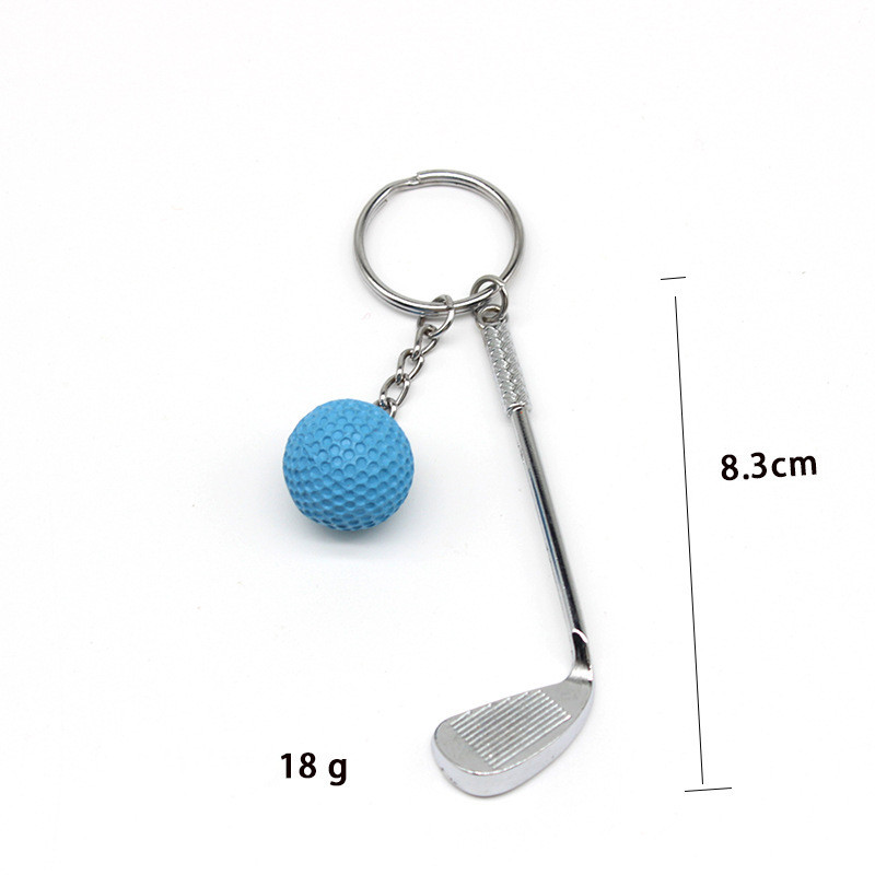Golf Keychain Pendant Cross-border Gift Golf Creative European And American Metal Hardware Pendant Crafts - 3