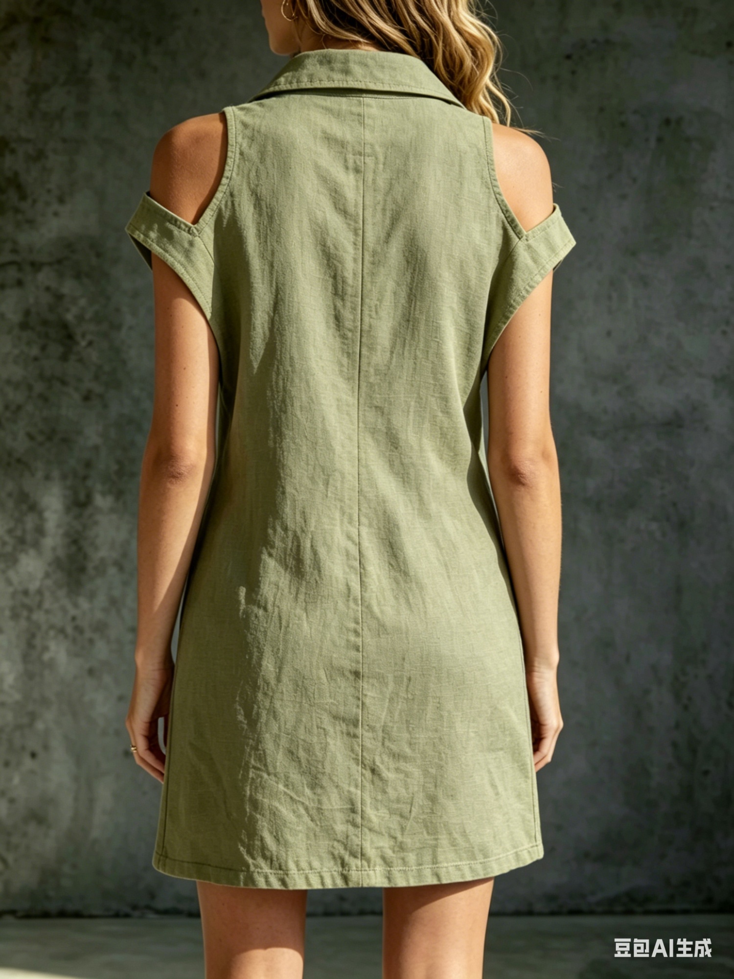 Holiday V-neck Sleeveless Dress