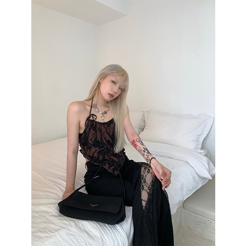 Summer Korean Style Simple Thin Slim Slim Black Casual Pants