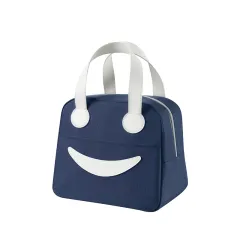 Aluminum Foil Lunch Box Bag Tote - Blue - View 1