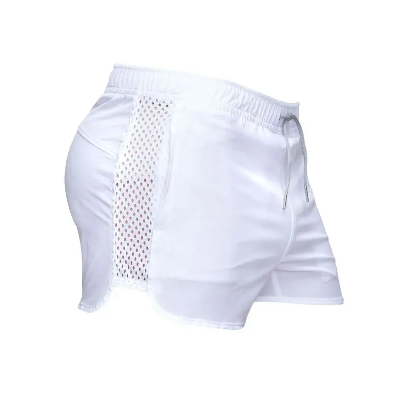 Men's Athletic Mesh Fitness Shorts with Drawstring