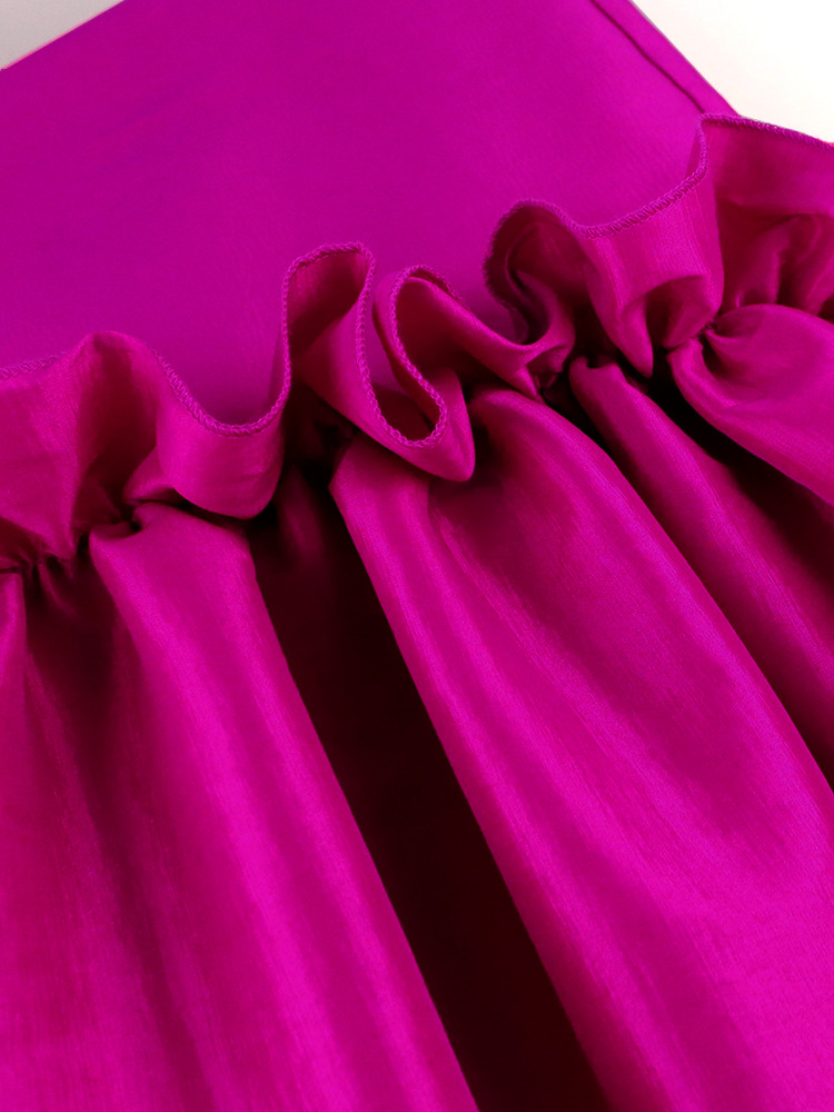 Women's High Waist Loose Ruffled Casual Wide Leg Pants