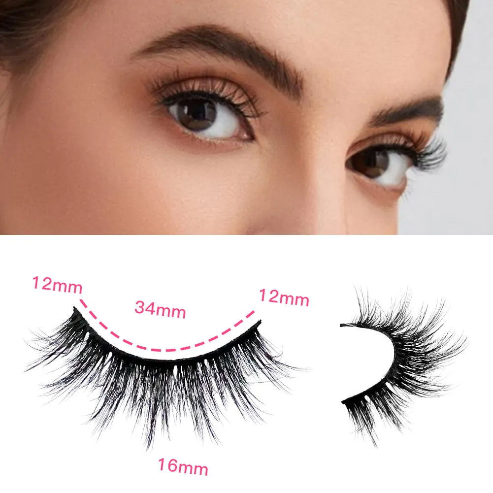 3D False Eyelashes Are Multi-layered, Realistic, Soft