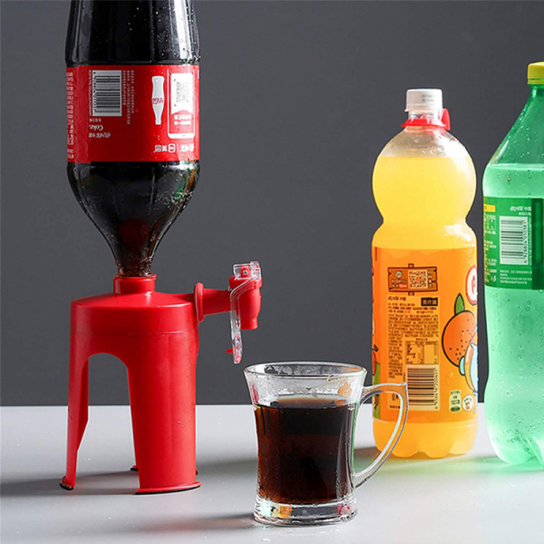 Upside-Down Drink Dispenser — turns a bottle into a tap
