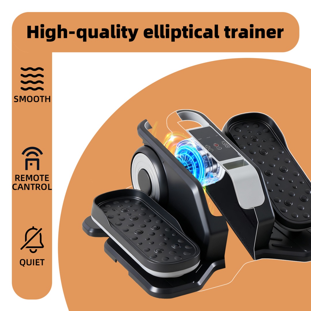 Compact Under-Desk Elliptical --Quiet Mini Pedal Exerciser With Adjustable Speed And LED Display image 10
