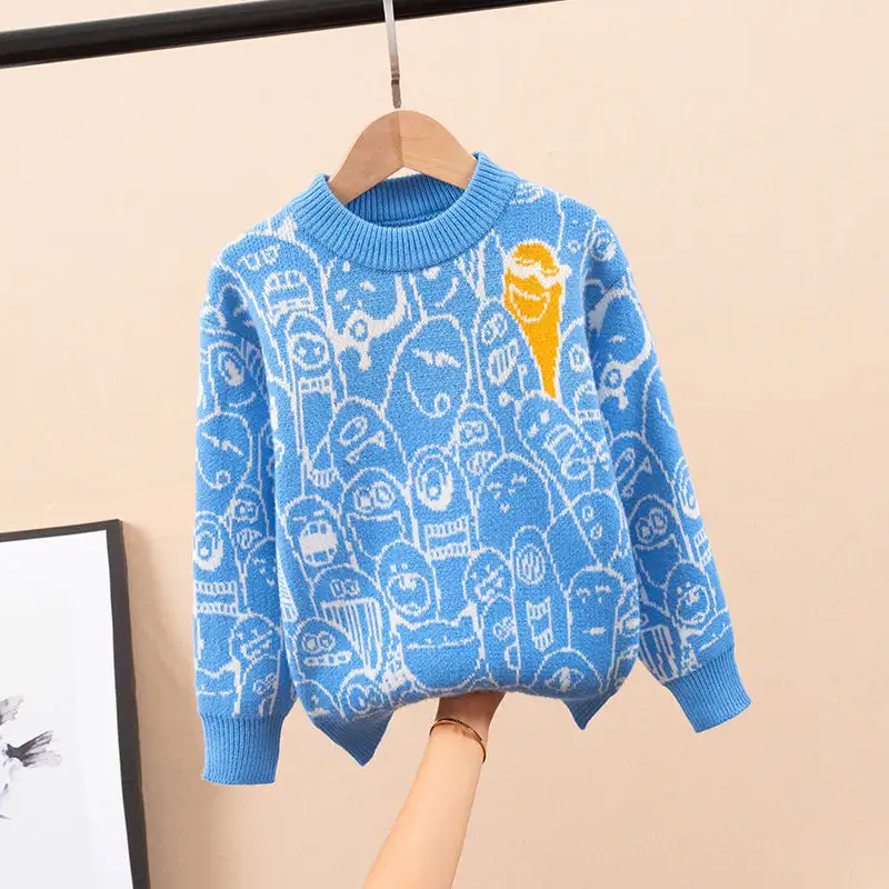 New Korean Cartoon Children's Sweater