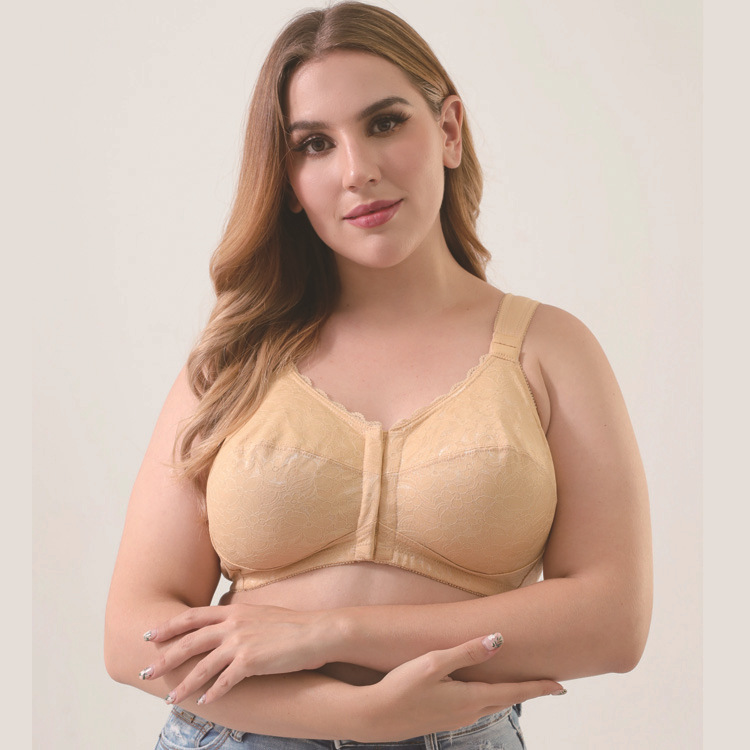 Title 1, New Large Size Bra Push Up Thin Front Button Un...