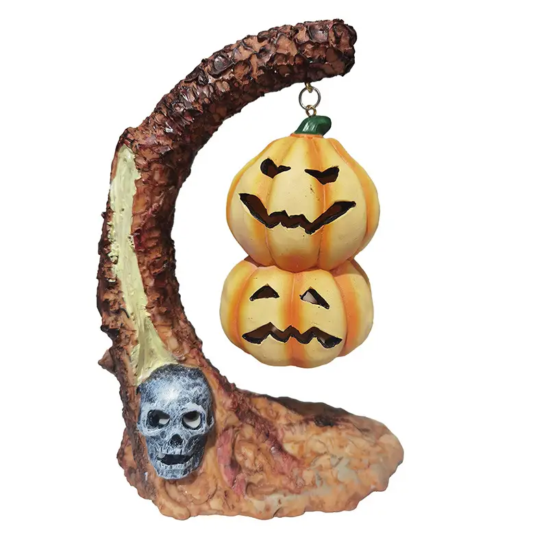 Halloween Jack-o-lantern Atmosphere Bat Resin Ornament