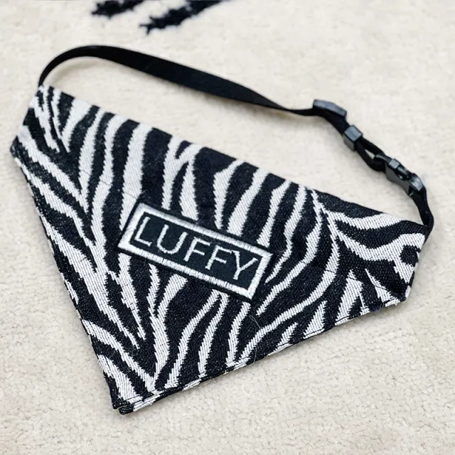 Pet Shiba Inu Bib Triangle Scarf Black White - Shop at LoveMi