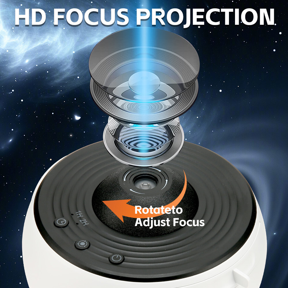 Projecteur de ciel étoilé galaxie 13 en 1, veilleuse LED rotative – Image 7