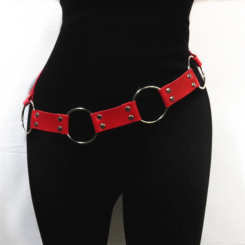 Title 4, Punk Style Concave Shape Waist Chain Fire