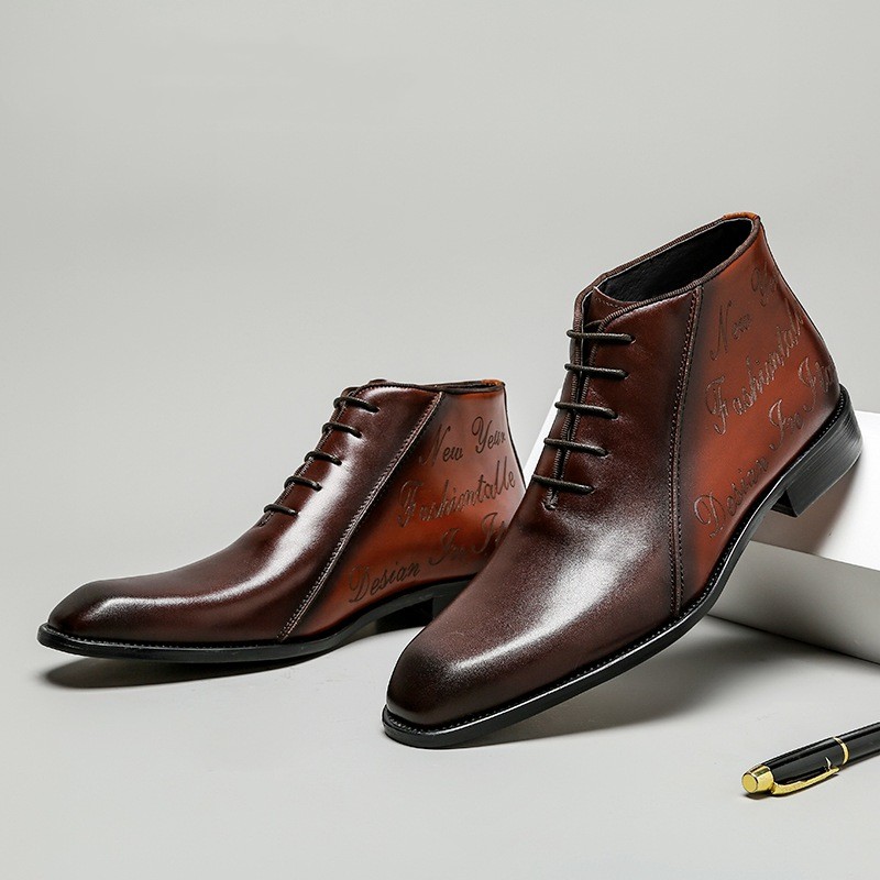 High-top Doc Martens Fashion Men's Leather Overalls