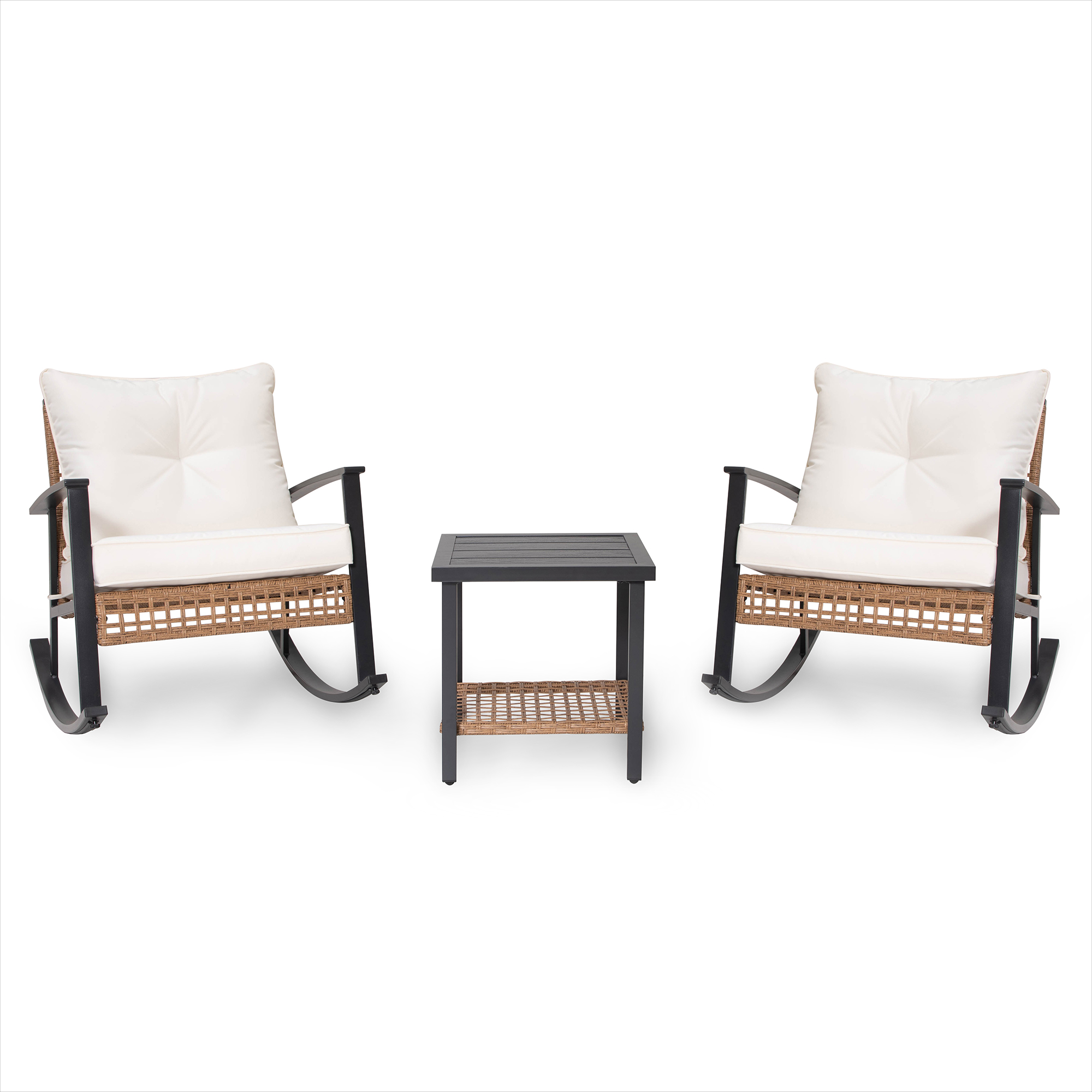 3 Piece Rocking Wicker Set, picture 2 of 4