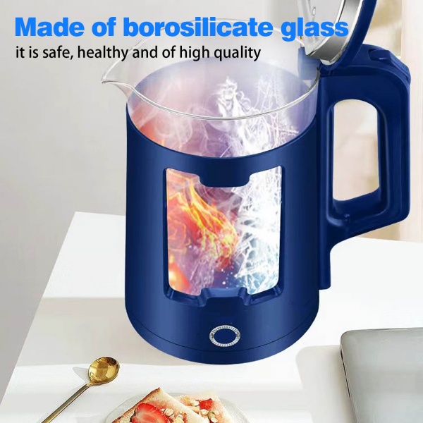2.3L Electric Glass Kettle Glass Fast Boil LED Lights