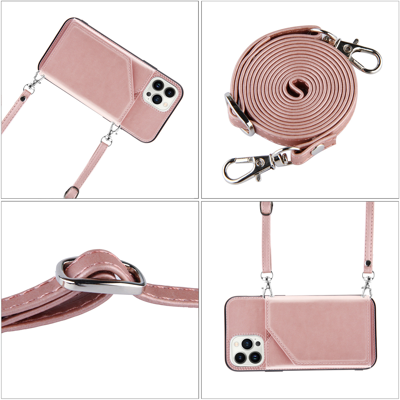 Mobile Phone Case Card Bag Slung Lanyard - Image 4
